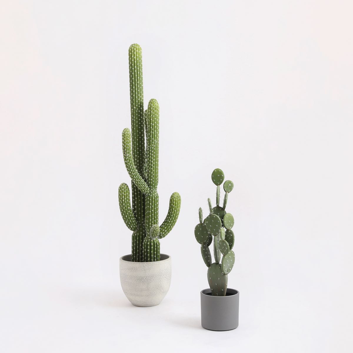 Mica decorations pot de fleur carrie - 29x29x26 cm - terre cuite - gris