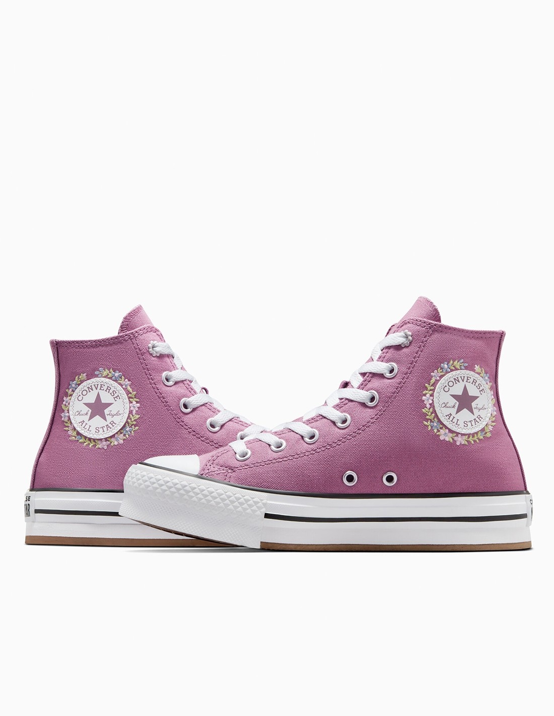converse Sneaker femme ctas eva lift hi dreamy dahlia/white
