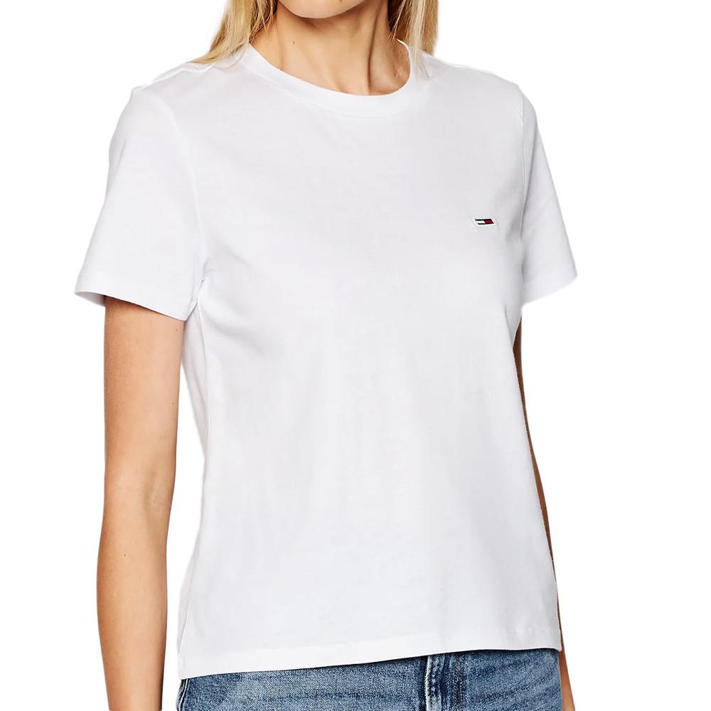 Tommy Hilfiger T-shirt Blanc Femme Tommy Hilfiger Regular