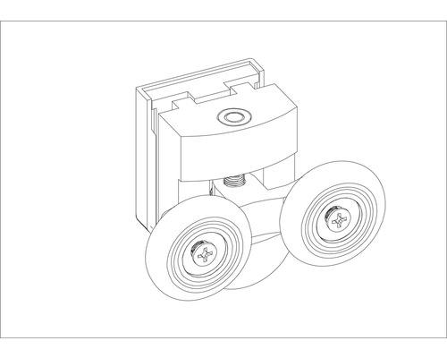 Aurlane dubbele rollen (boven) 23mm AURL288 4 stuks