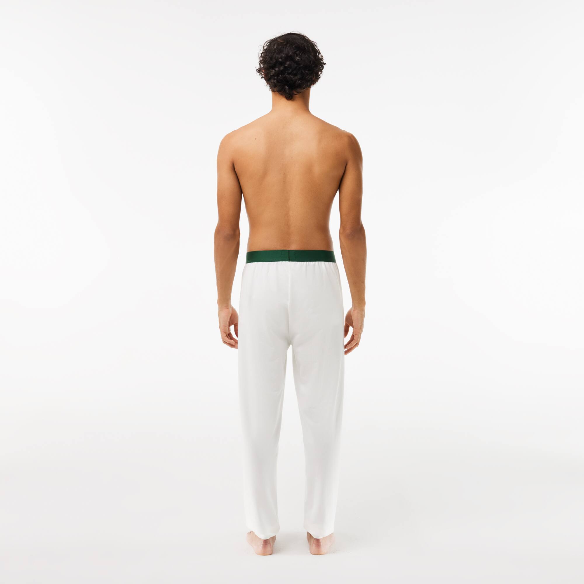 Lounge-Hosen mit Fleece-Logo Loungewear - Weiss - Lacoste - Herren