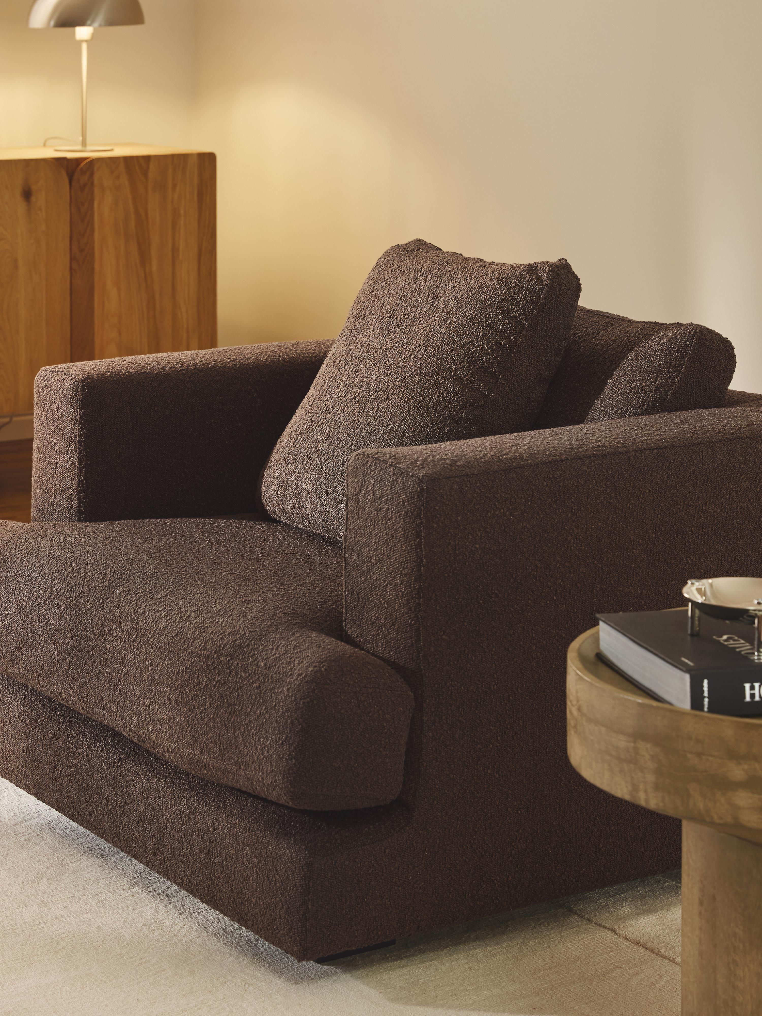 Bouclé fauteuil Tribeca