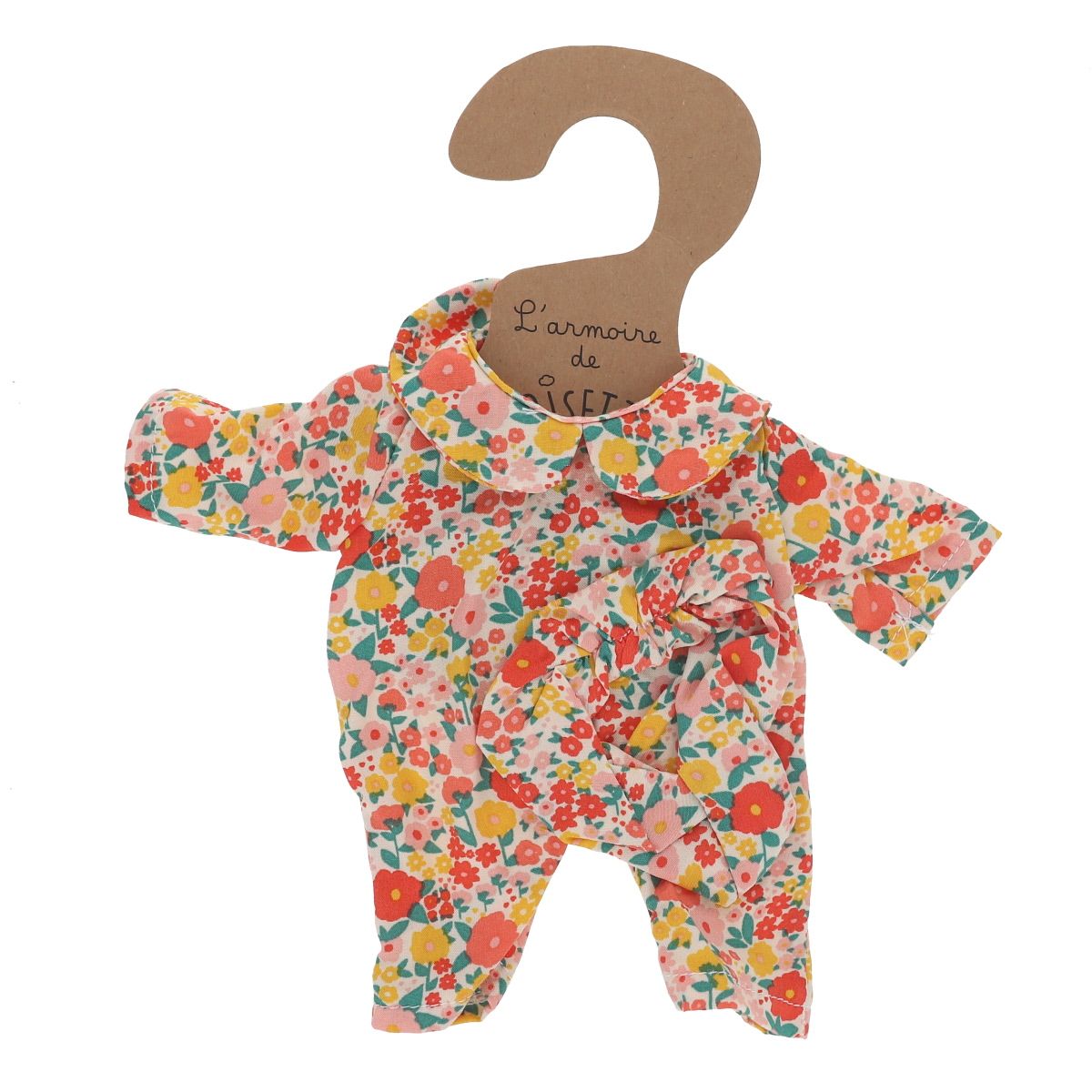 Tenue petite poupée Romane fleurie - La petite poule rousse Frisette