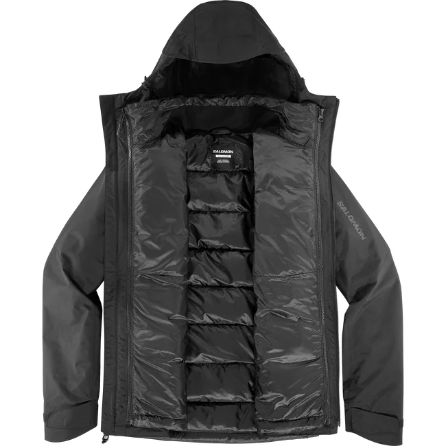 PATROLLER 3-IN-1 DOWN  Daunenjacke mit Kapuze Herren DEEPBLACK