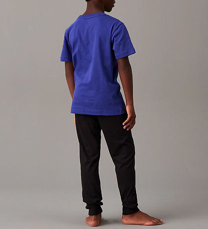Calvin Klein Natt?j - Blå/Sort m. Hvid