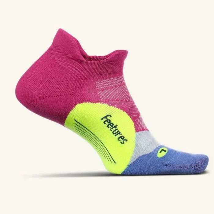 Feetures Herre Strømper Elite Ultra Light No Show Tab Solid Pink