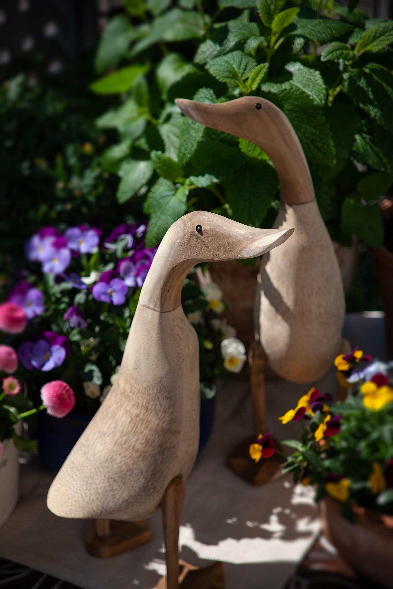 Ente 'Halus' aus Wurzelholz, klein, H ca. 30-35 cm von fischer's lagerhaus