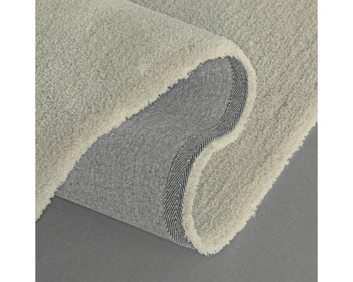 Vloerkleed Shaggy Wellness zilver 80x150 cm