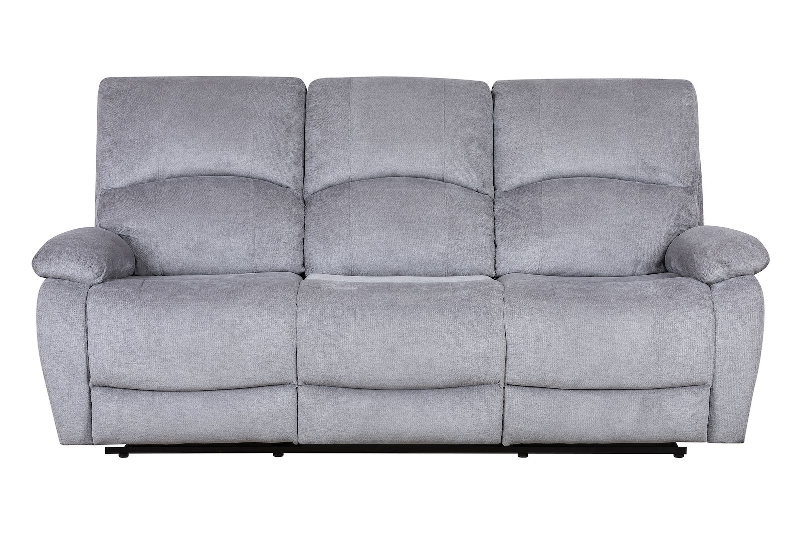 Denver 3-seter recliner elektrisk Tekstil Slowly Grey