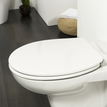 Tiger Boston wc bril wit/RVS met softclose en quick release