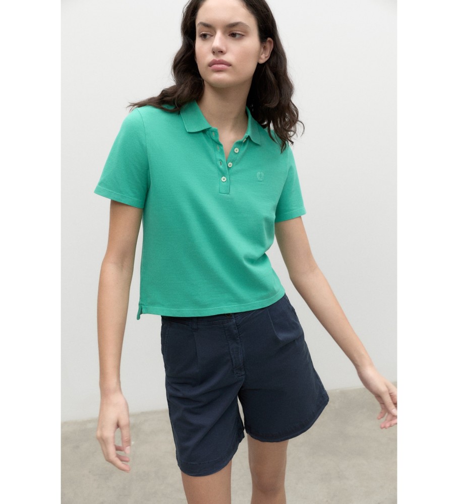 Camisa polo turquesa ECOALF Anconaalf