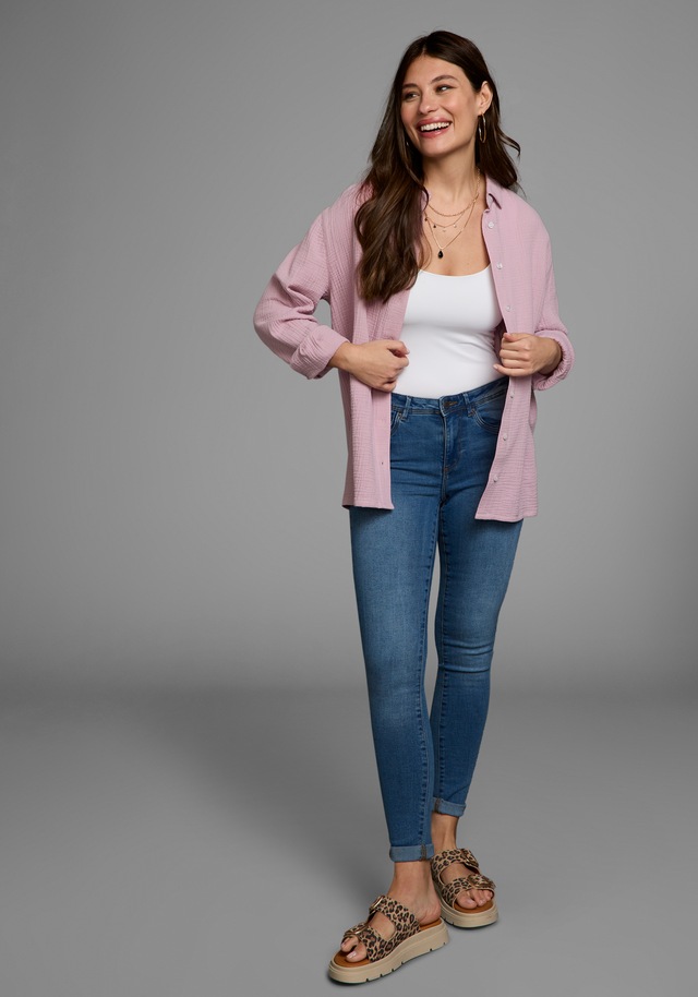 Laura Scott Longbluse , in Musselin-Qualität