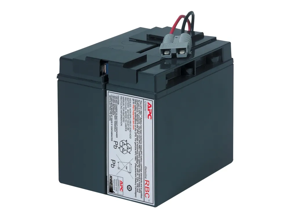 APC Replacement Battery Cartridge #7 - UPS-batteri - 1 x batteri - Blysyre - sort - for P/N: SMT1500C, SMT1500I-AR, SMT1500IC, SMT1500NC, SMT1500TW, SUA1500ICH-45, SUA1500-TW