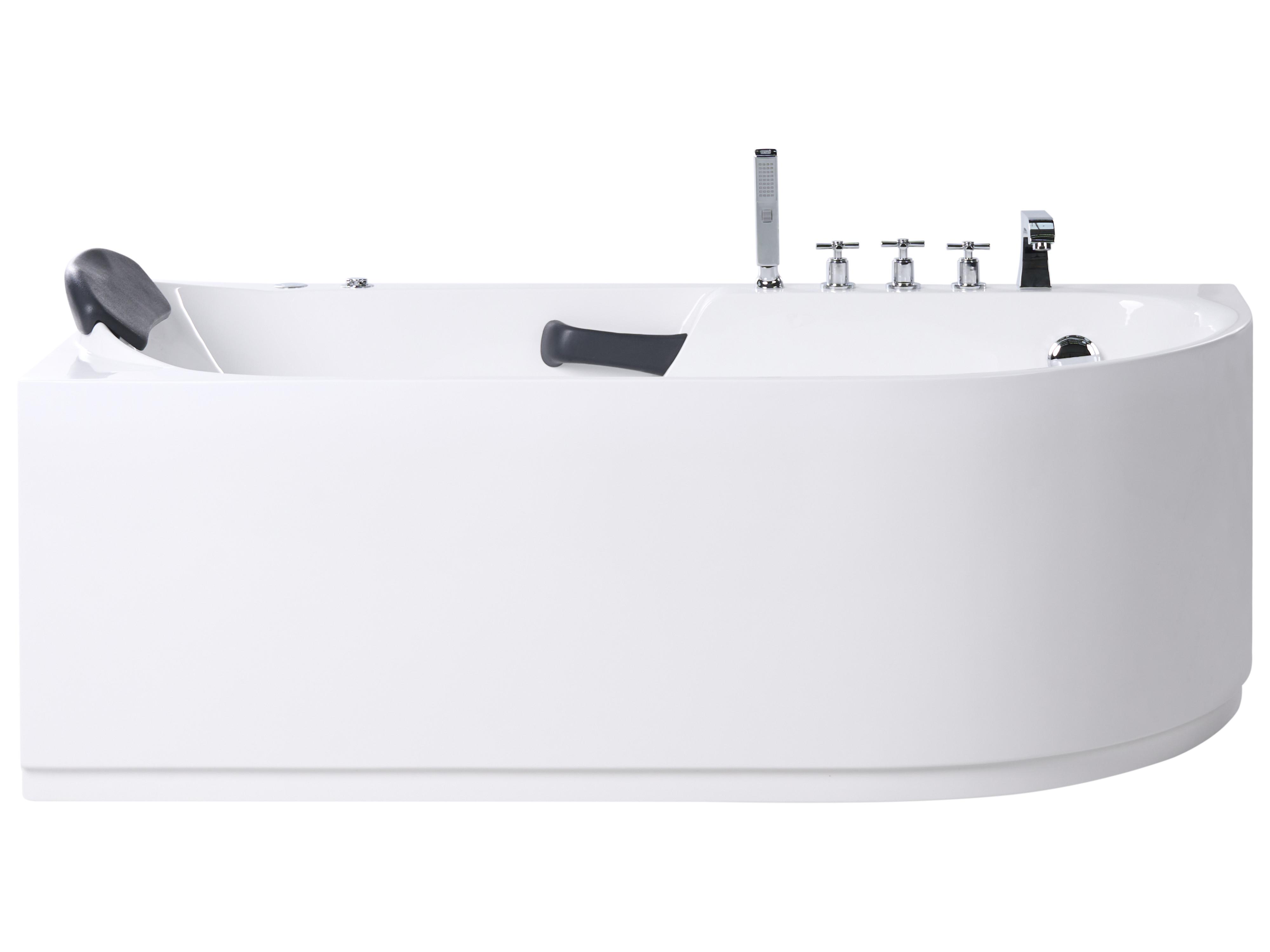 Hottub SAYULA rechtszijdig 170 x 80 cm Wit