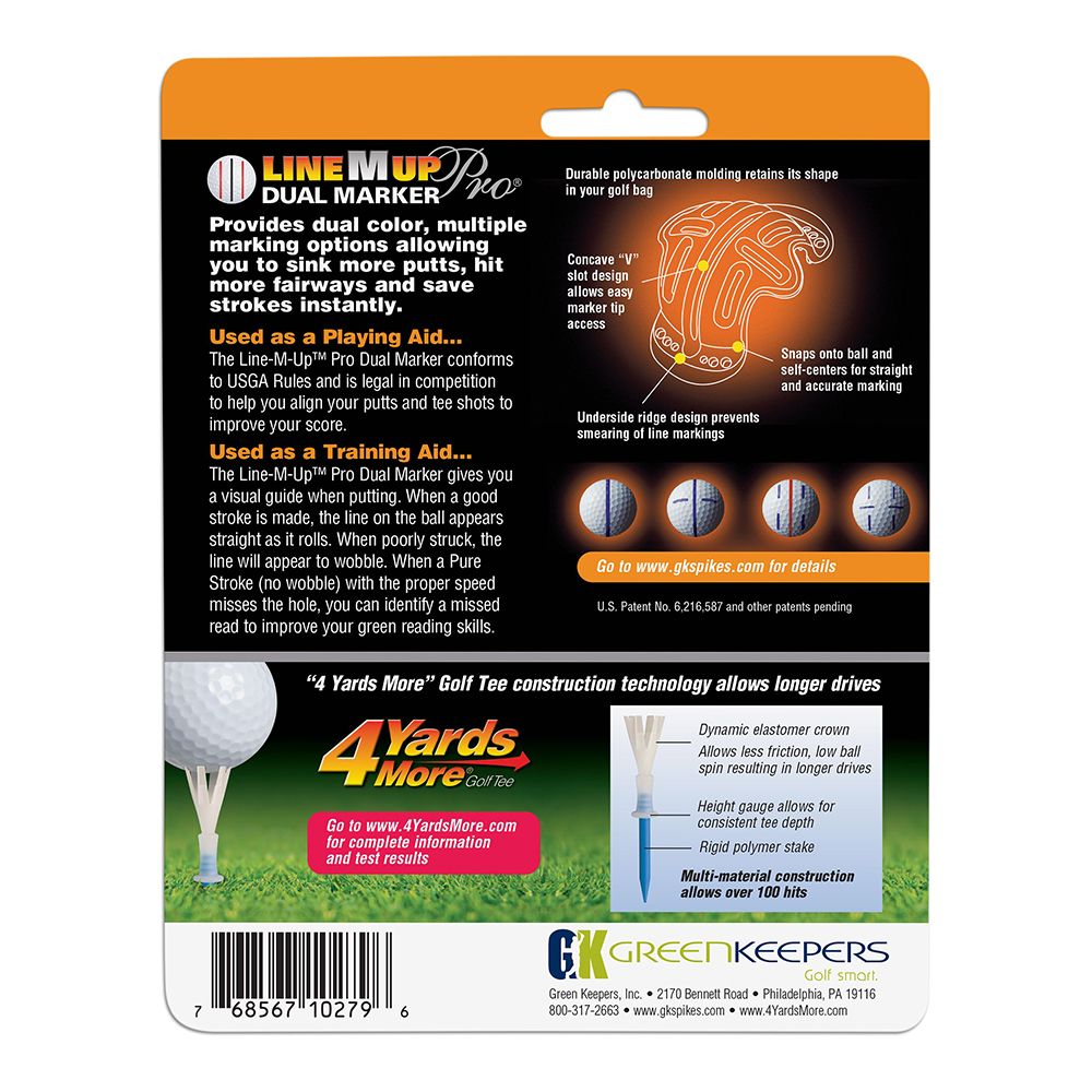 Line-M-Up Pro Dual Ballmarkør Kit