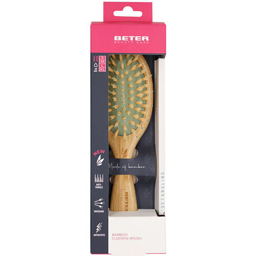 Beter - Bamwood Cepillo Pequeño Cerdas Nylon Y Bolitas