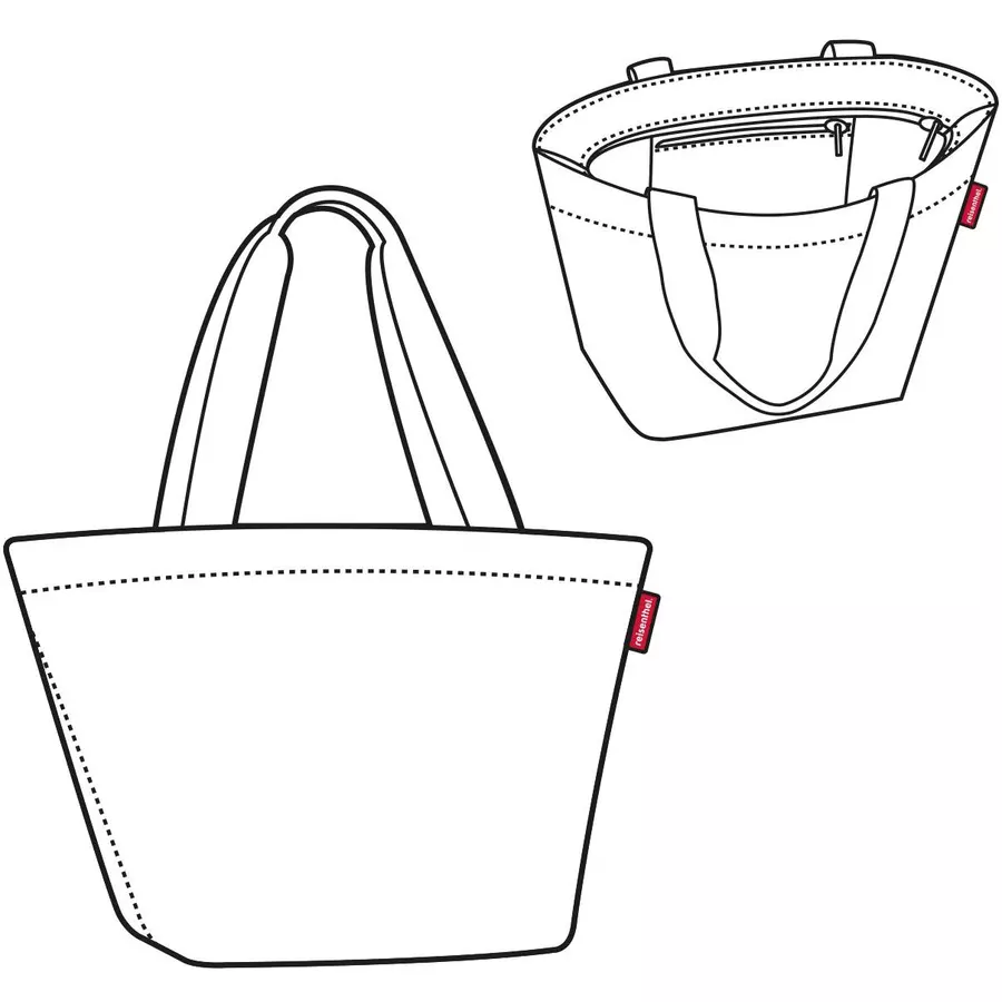 reisenthel® shopper M twist, sky rose