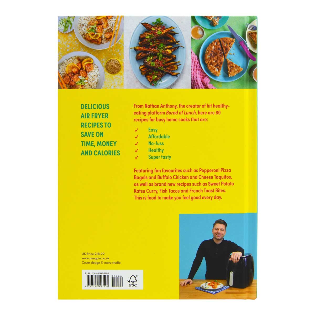 Bored of Lunch: The Healthy Air Fryer Book (Hardback)