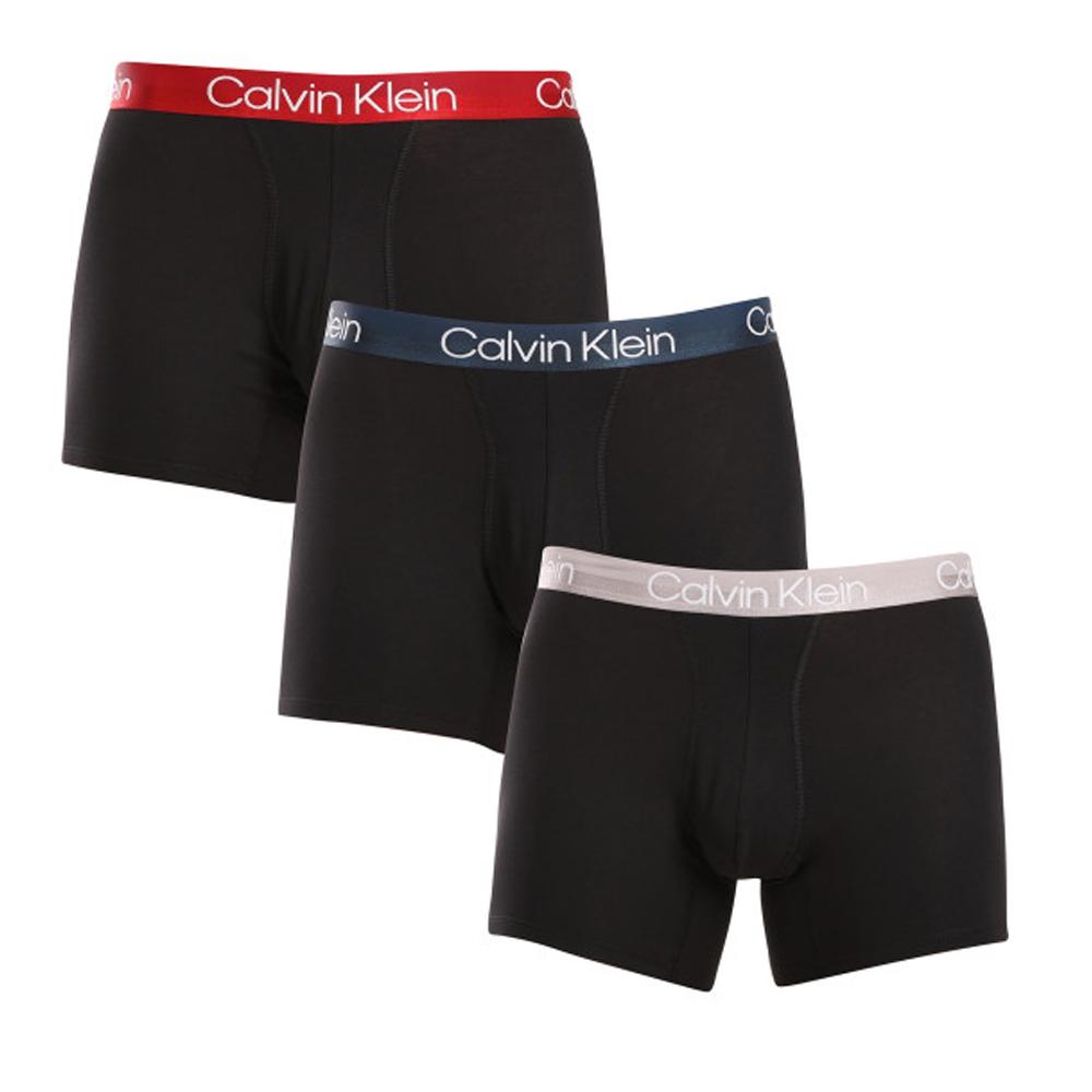 Calvin Klein Jeans x3 Boxers Noir Homme Calvin Klein Jeans Brief