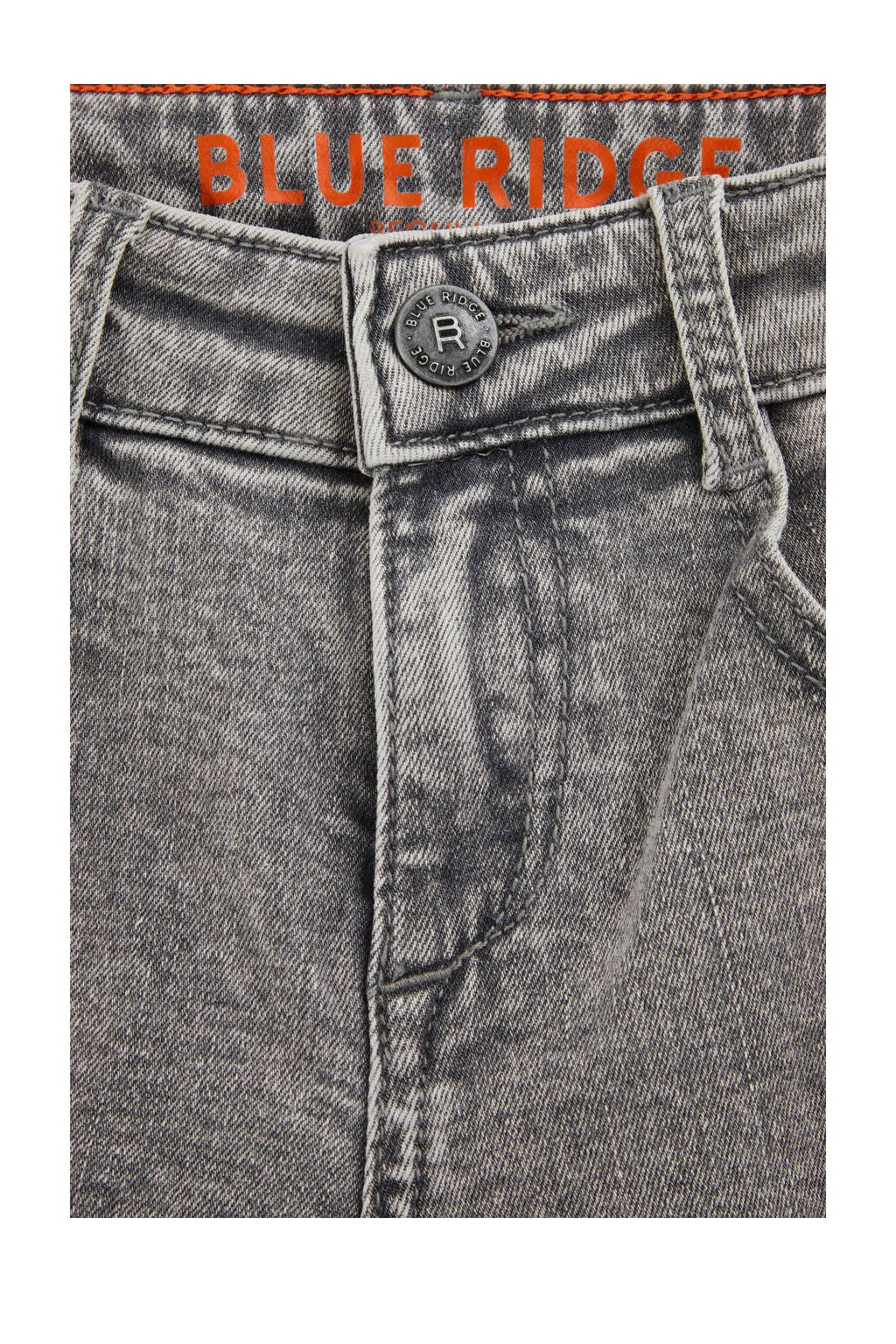 WE Fashion tapered regular fit jeans grey denim