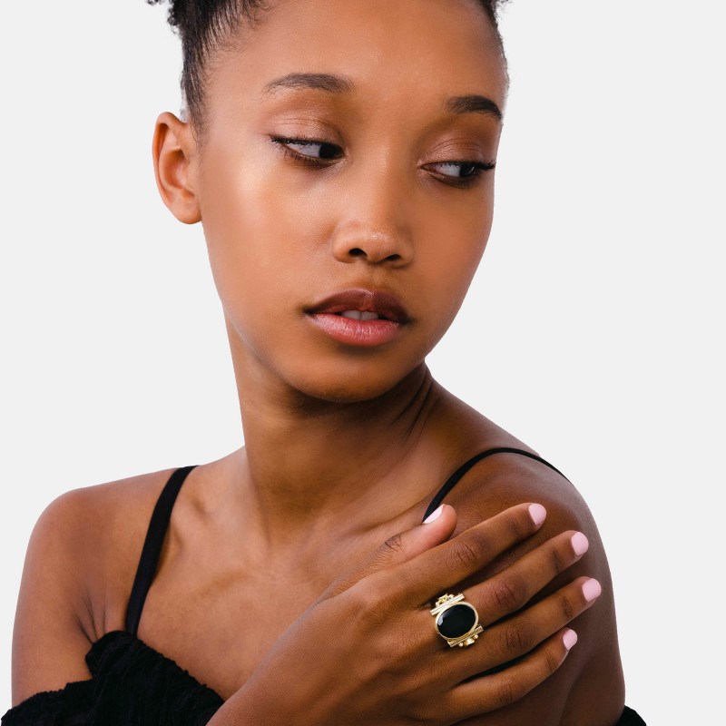 Bague Léna Onyx