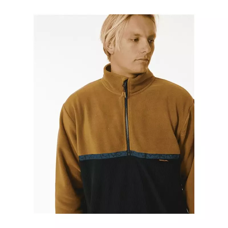 Sweat RIPCURL Journey Polar Fleece Crew Black