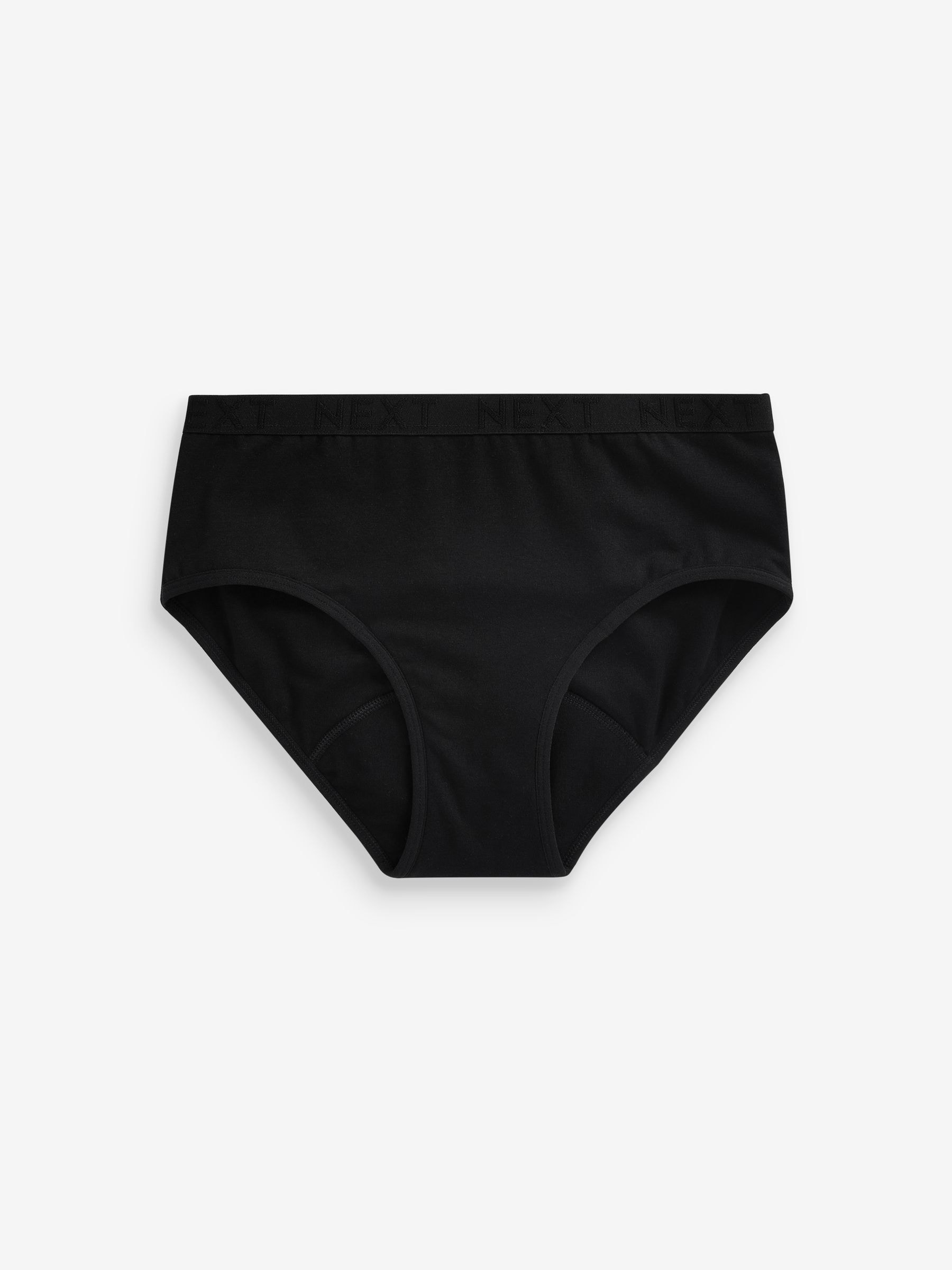Monochroom - Set van 2 onderbroeken voor lichte menstruatie (7 - 16 jr)