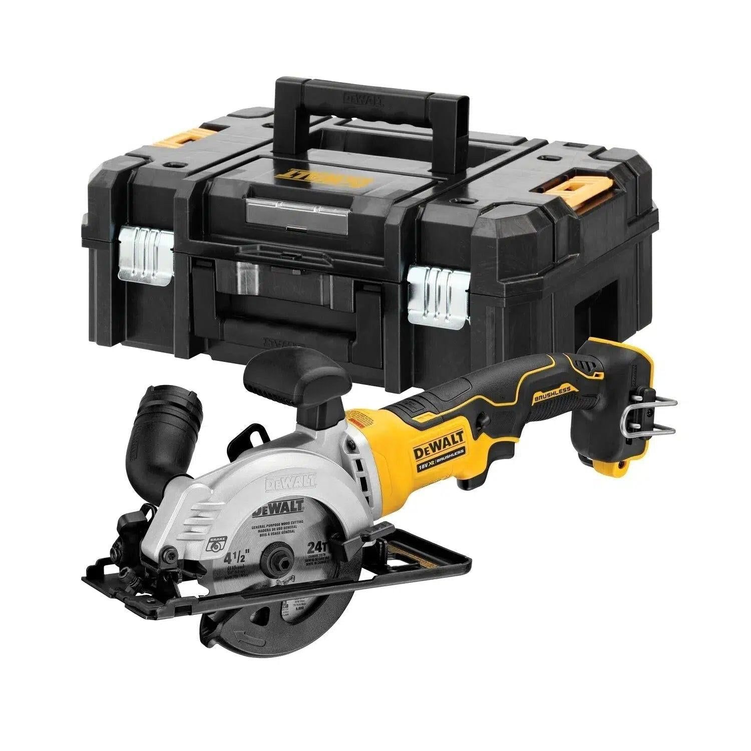 DeWALT DCS571NT Accu ultra compact cirkelzaag 115mm 18V XR Basic Body in TSTAK