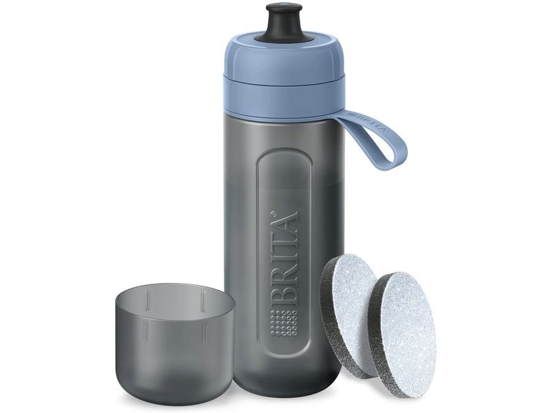 BRITA Wasserfilter-Flasche Active Dunkelblau Flasche mit Wasserfilter