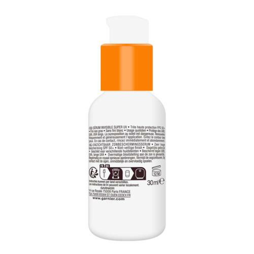 Garnier Ambre Solaire Sensitive Expert+ Super UV Invisible Serum SPF 50+30 ml