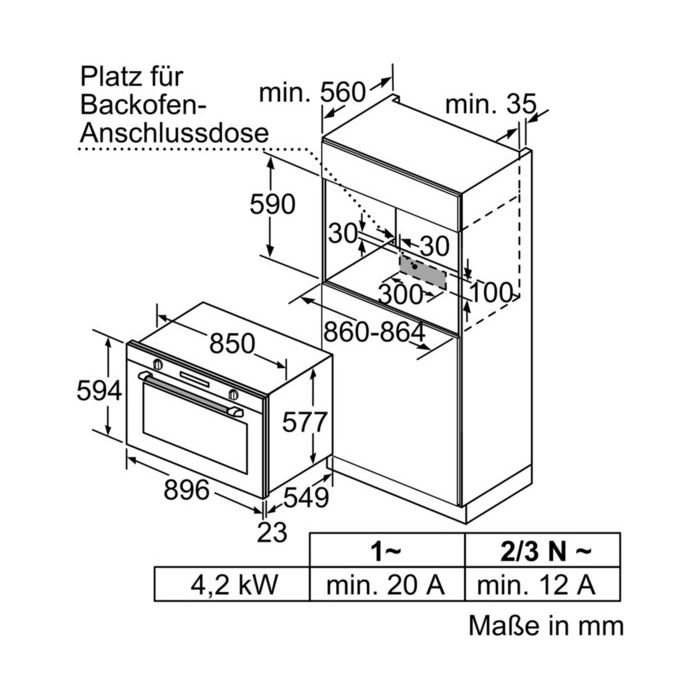 Siemens Einbau-Backofen iQ500 VB578D0S0