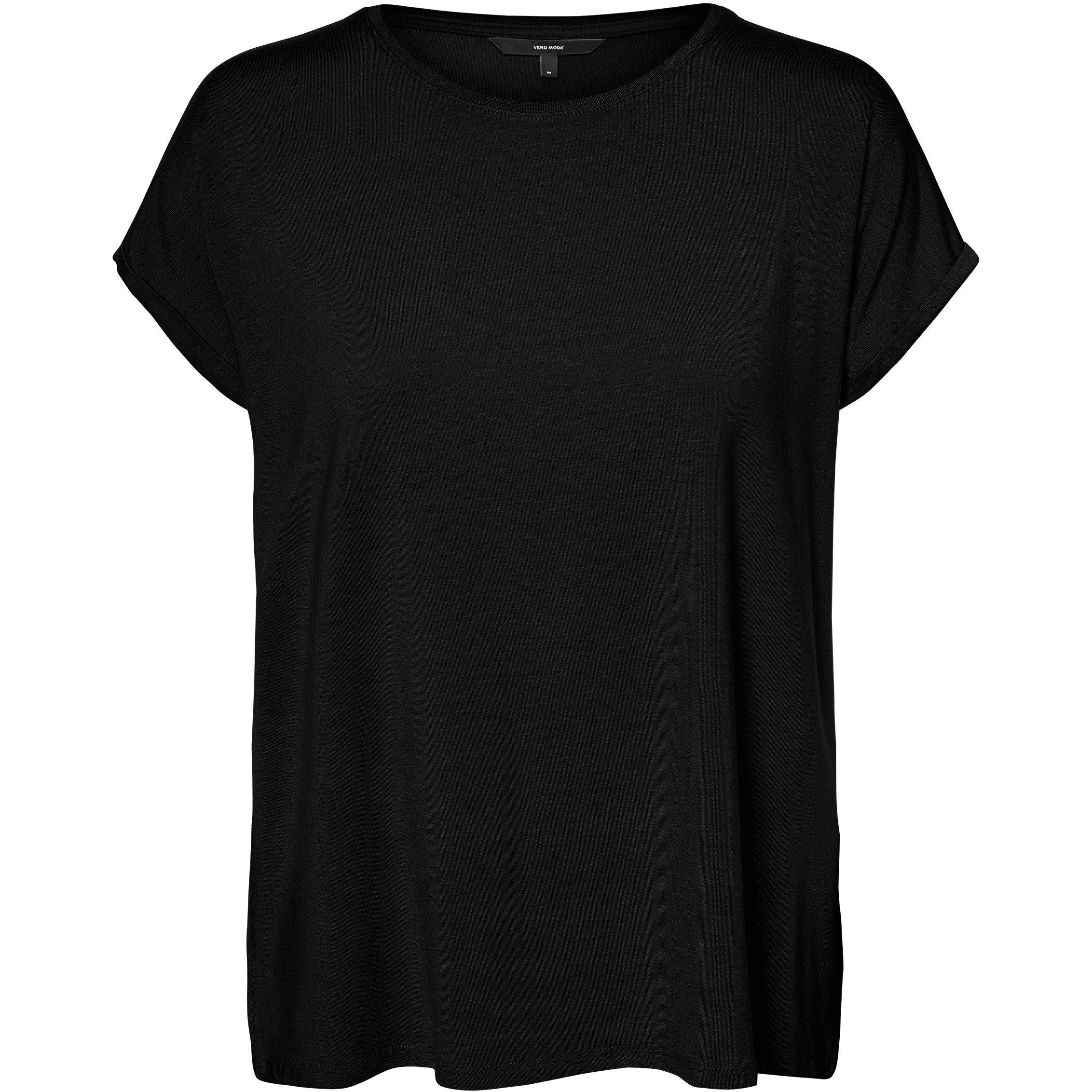 Vero Moda VM Ava Plain Short Sleeve T Shirt Womens