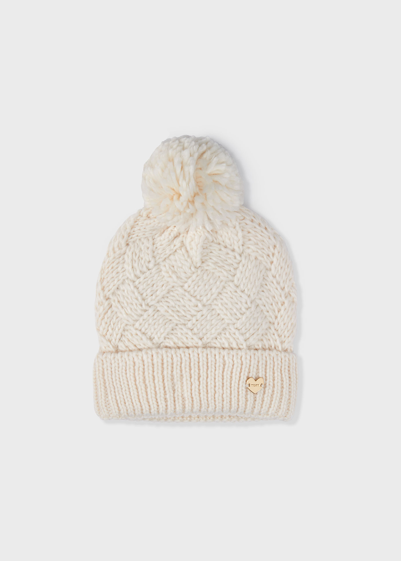 Chapéu com pompom para meninas