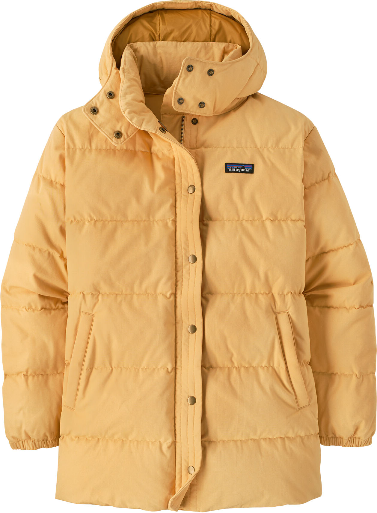 Cotton Down Parka Dame Beeswax Tan