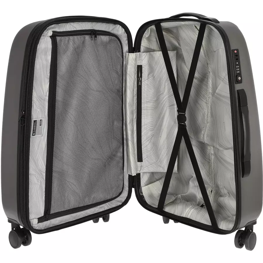 Gabol Paradise XP - 4-Rollen-Trolley M 67 cm erw. grey