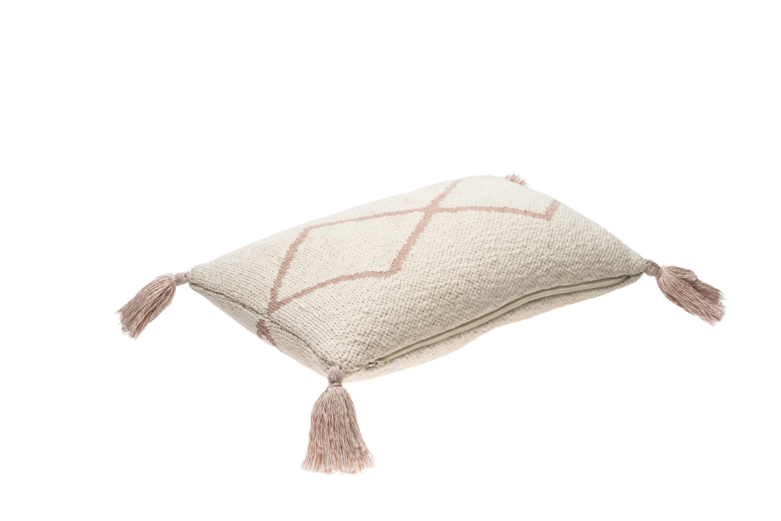 PETIT OASIS - Coussin en tricot en coton | Rose