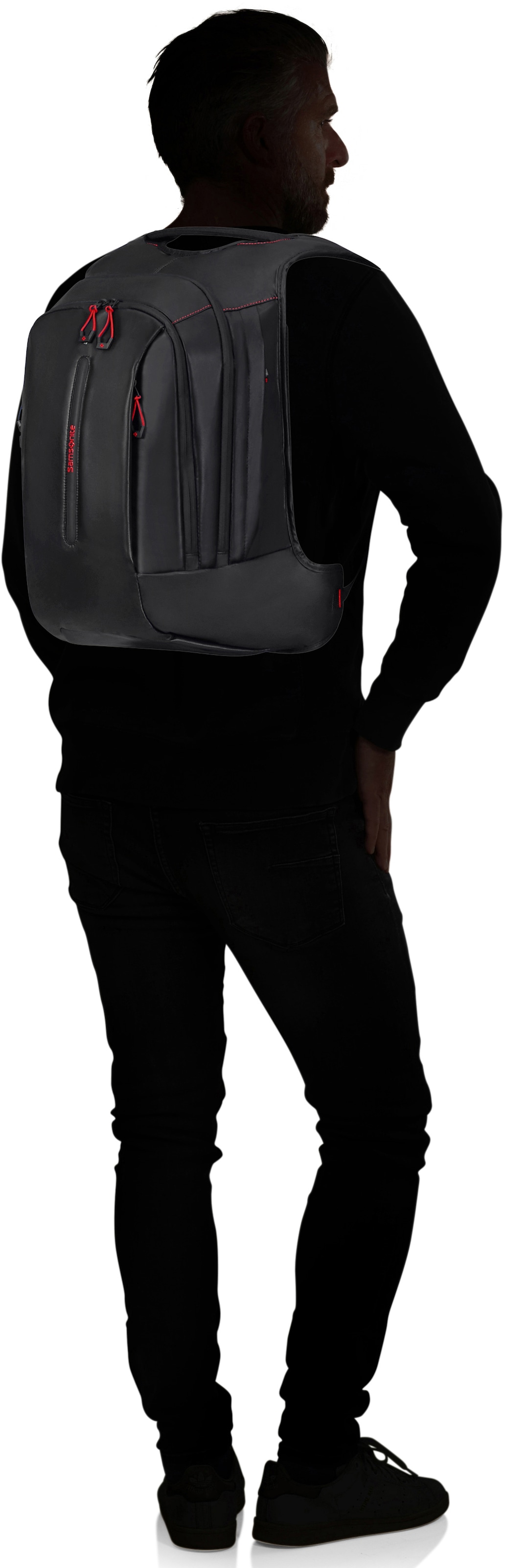 Samsonite Laptoprucksack »ECODIVER« reflektierende Details Freizeitrucksack Schulrucksack Tablet- und 17,3-Zoll Laptopfach