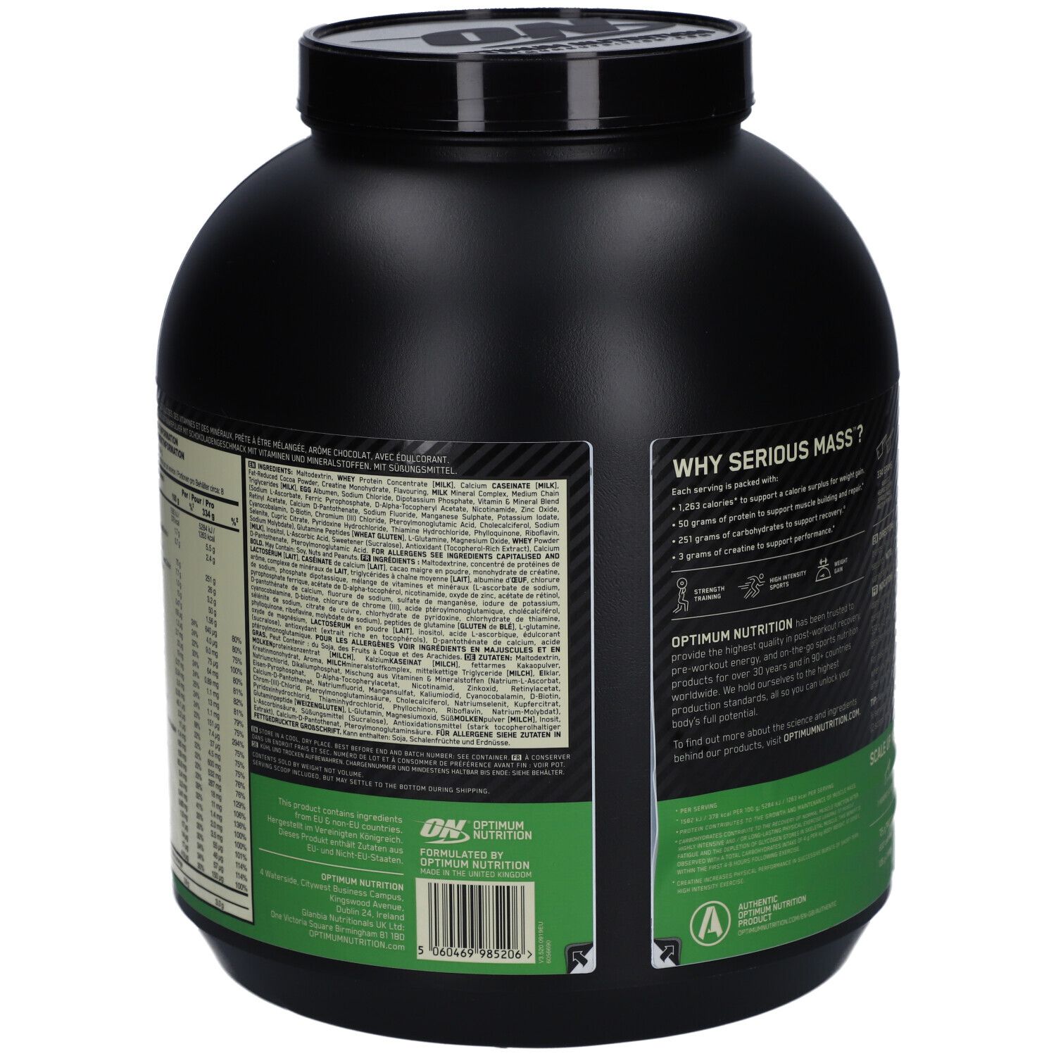 OPTIMUM NUTRITION SERIOUS MASS CHOCOLATE