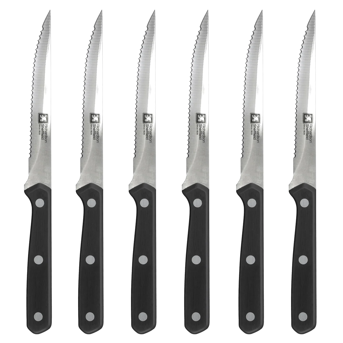 Cucina - Coffret 6 couteaux steak Richardson Sheffield