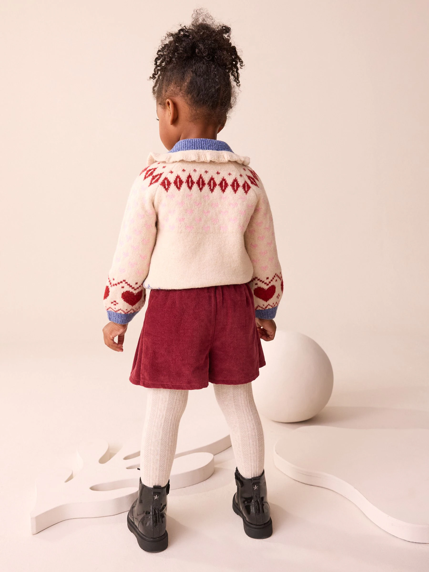 Rood - Corduroy skort (3mnd -7jr)