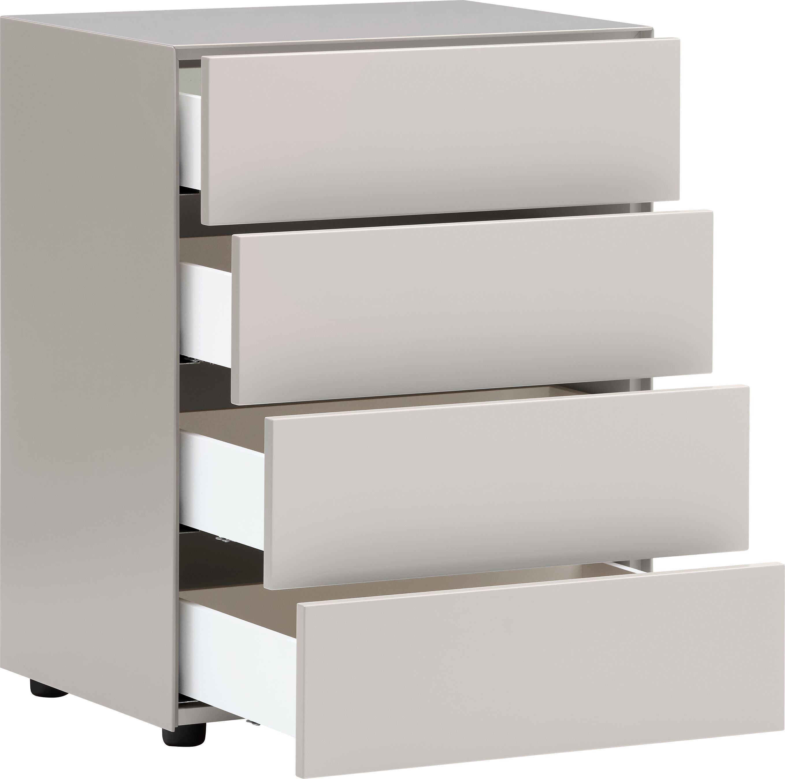 LUX Kommode - Taupe / B: 60.0 cm x T: 46.0 cm x H: 74.5 cm