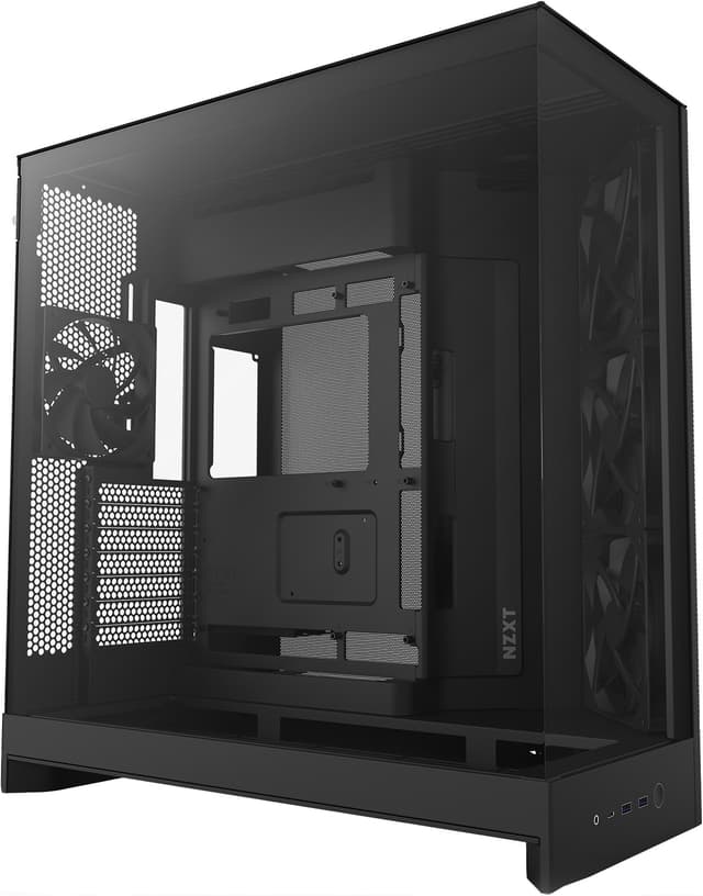 NZXT H9 Flow 2025 PC-kabinet (sort)