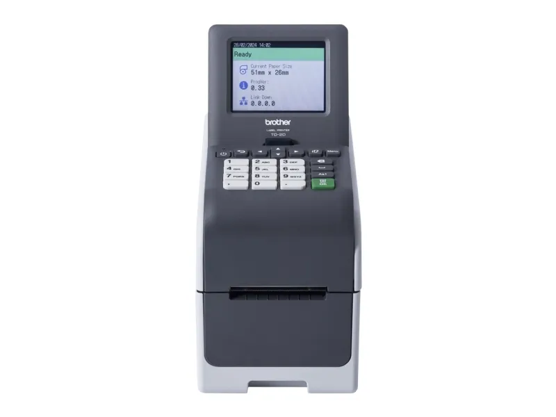 Brother TD-2320DSA300 - Mærkat/kvitteringsprinter - S/H - direkte termisk - Rulle (6,3 cm) - 300 dpi - op til 152.4 mm/sek. - USB 2.0, USB vært, LAN
