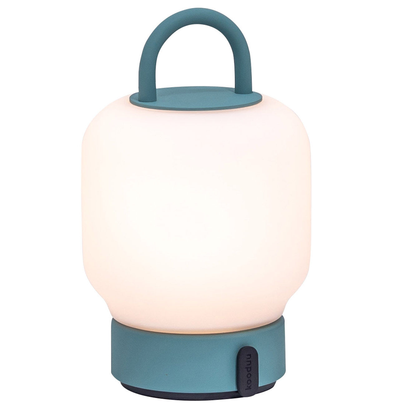 Kooduu Lampe de table Loome bleue - 13x13x21 cm
