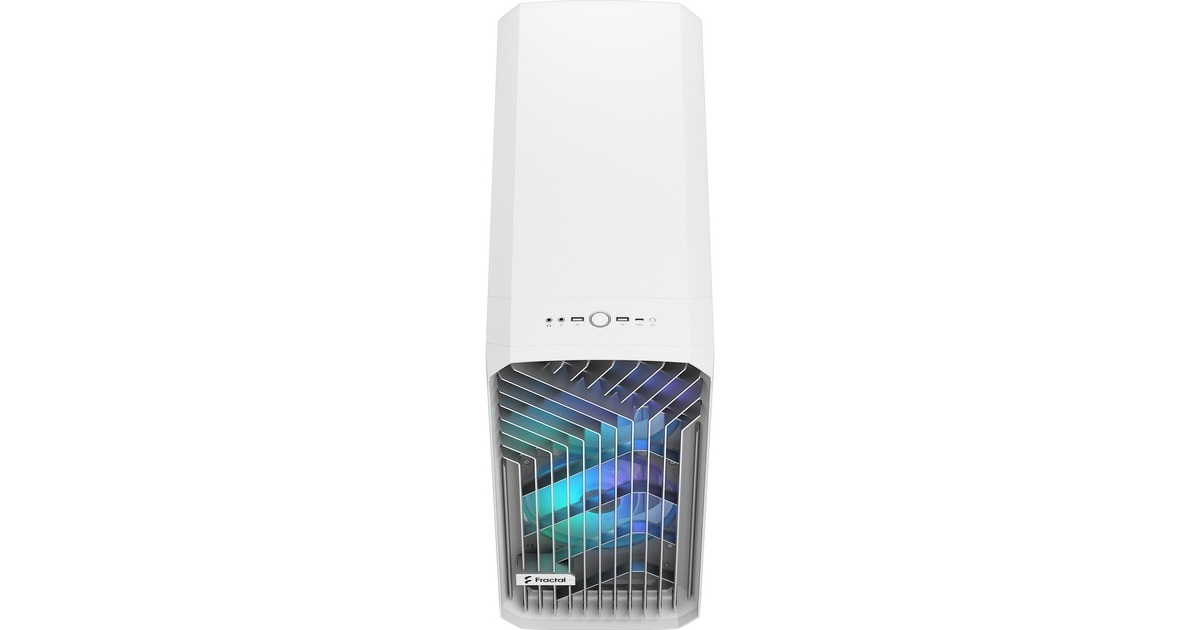 Fractal DesignTorrent white RGB TG Clear Tint midi tower behuizing  (Wit | 2x USB-A | 1x USB-C | RGB | Window)