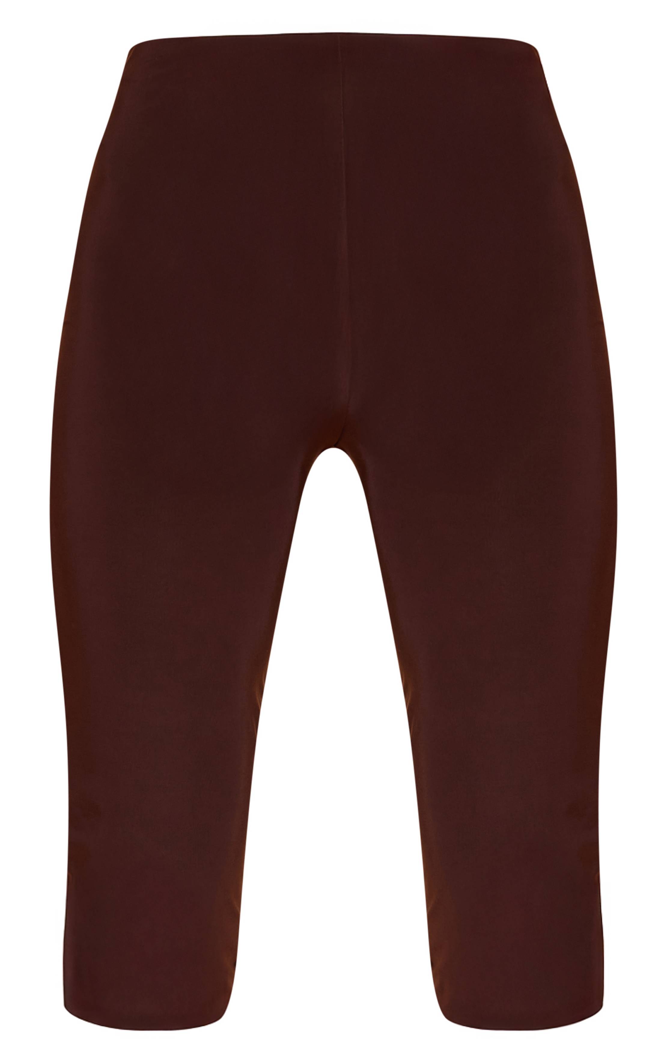 Chocolat Capri Double Couche En Tissu Slinky