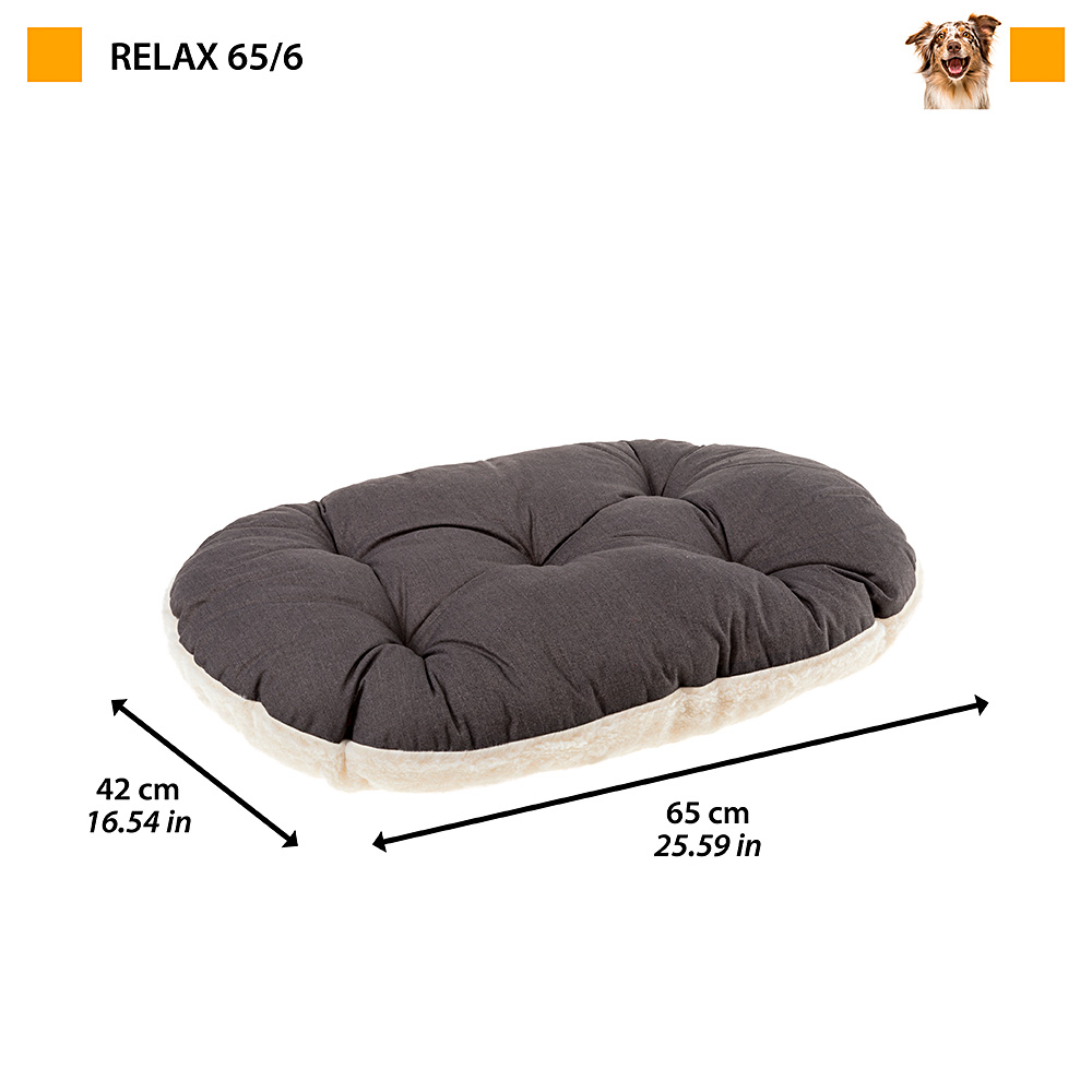 Ferplast panier chien chat - coussin pour chien chat - lavable en machine - tapis chien chat pour niches et voitures - lit pour