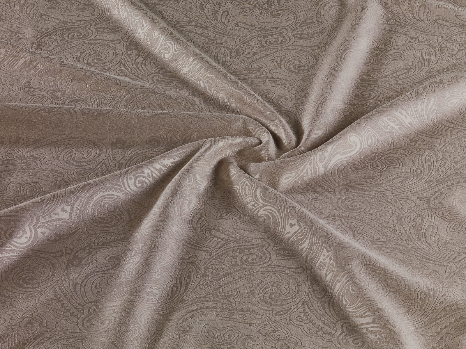 Mikrofaser-Bettwäsche HIGH CLASS CHARU 135 x 200 cm taupe
