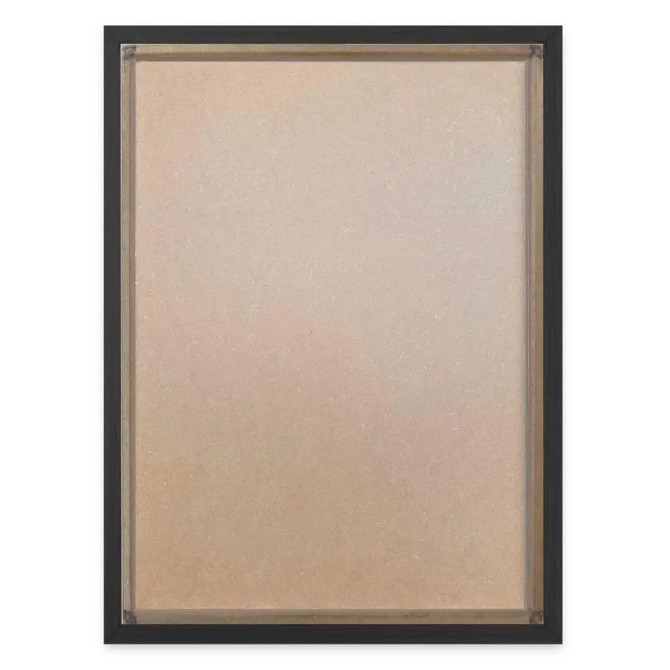 Abstracte wanddecoratie set met structuur Zwart-Wit Evenwicht - 40x30cm