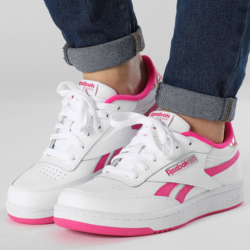 Baskets Femme Club C Revenge 100070174 Footwear White Laser Pink Gold